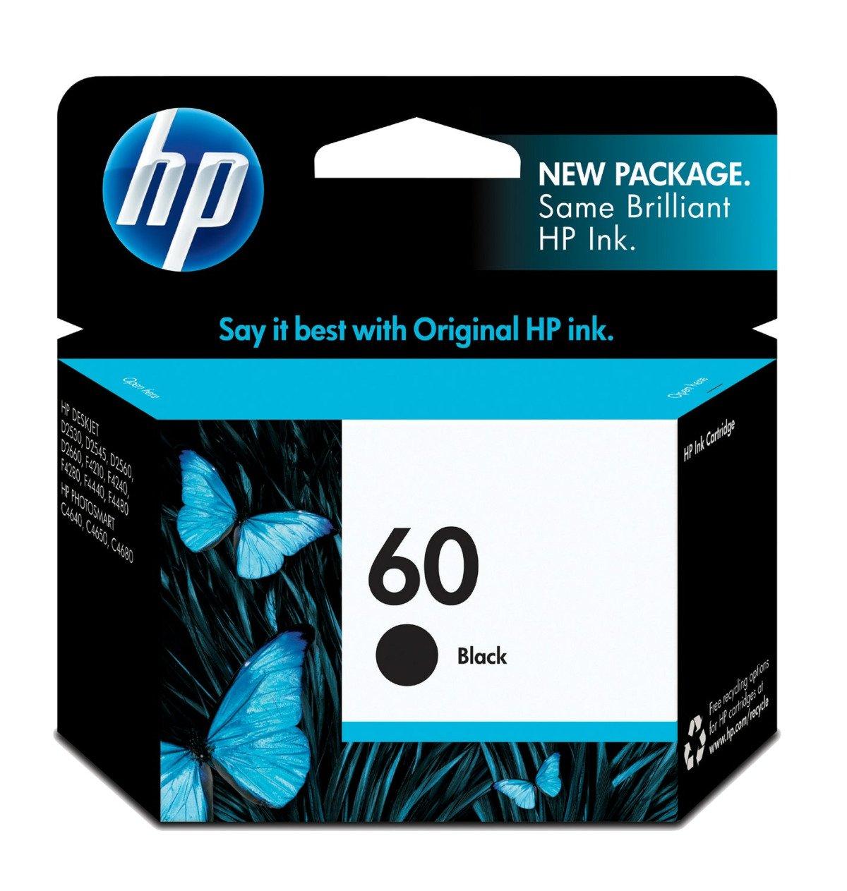 Cartucho de Tinta HP 60 Negro Original - (CC640WL) - Tienda HP.com