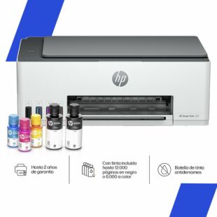 Impresora Todo-en-Uno HP Smart Tank 520, Color, Impresora para Hogar y despacho, Impresión, copia , escaneado, Depósito de impresora de gran volumen, Escanear a PDF