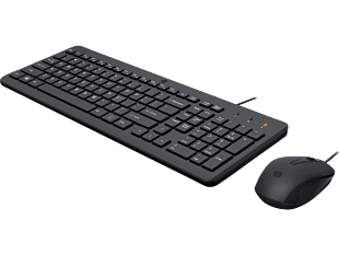 Teclado y Mouse Al&aacute;mbrico HP 150, Negro (240J7AA)