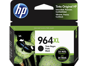 Cartucho de Tinta HP 964XL de Alto Rendimiento Negro Original (3JA57AL) - Center facing