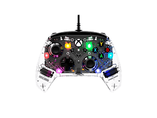 HyperX Clutch Gladiate - Control RGB con cable para gaming - Xbox, Claro (7D6H2AA)