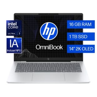 Notebook HP OmniBook 7 AI 14-fr0070la, Intel Core Ultra 7, 16 GB RAM, 1 TB SSD, 14", Windows 11 Home