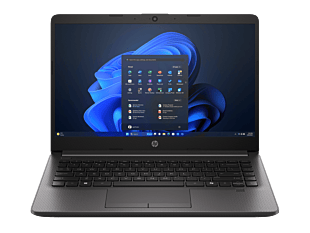 Notebook HP 240R G9, Intel Core 3, 8 GB RAM, 256 GB SSD, 14" HD, Windows 11 Home - 14" - Plateado ceniza oscuro (C7GR2AT)