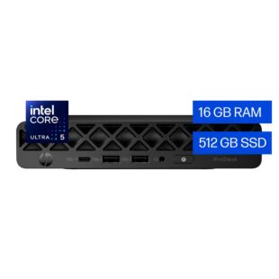 Desktop Mini HP ProDesk 4 AI G1i, Intel Core Ultra 5, 16 GB RAM, 512 GB SSD, Windows 11 Pro
