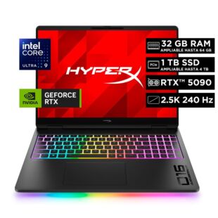 Notebook Gaming OMEN HyperX MAX 16-ah1011la, Intel Core Ultra 9, 32 GB RAM, NVIDIA GeForce RTX 5090, 1 TB SSD, 16" 2.5K OLED 240 Hz, Windows 11 Home