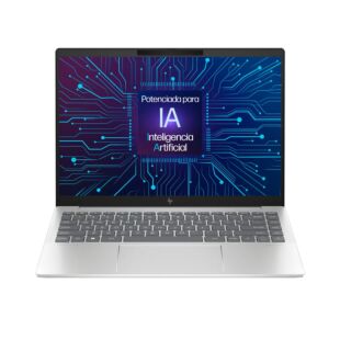 Notebook HP Pavilion Plus 14-ew1002la, Intel Core Ultra 7, 32 GB, 1 TB SSD, 14, 3K Windows 11 Home - 14" - Aluminio de color plata natural (A6QL1LA)
