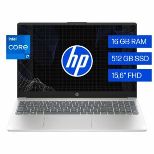 Notebook HP 15-fd0274la, Intel Core i7, 16 GB RAM, 512 GB SSD, 15.6"" FHD, Windows 11 Home