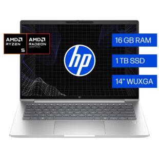 Notebook HP ProBook 4 G1ah, AMD Ryzen 5, 16 GB RAM, 1 TB SSD, 14" WUXGA, Windows 11 Pro - 14" - Pike silver (CJ1E8LA)