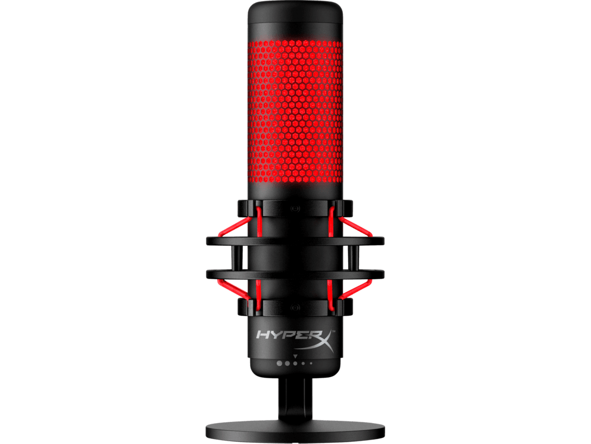 HyperX QUADCAST マイク Micrófono HyperX Quadcast USB Negro y Rojo (4P5P6AA) - Tienda HP