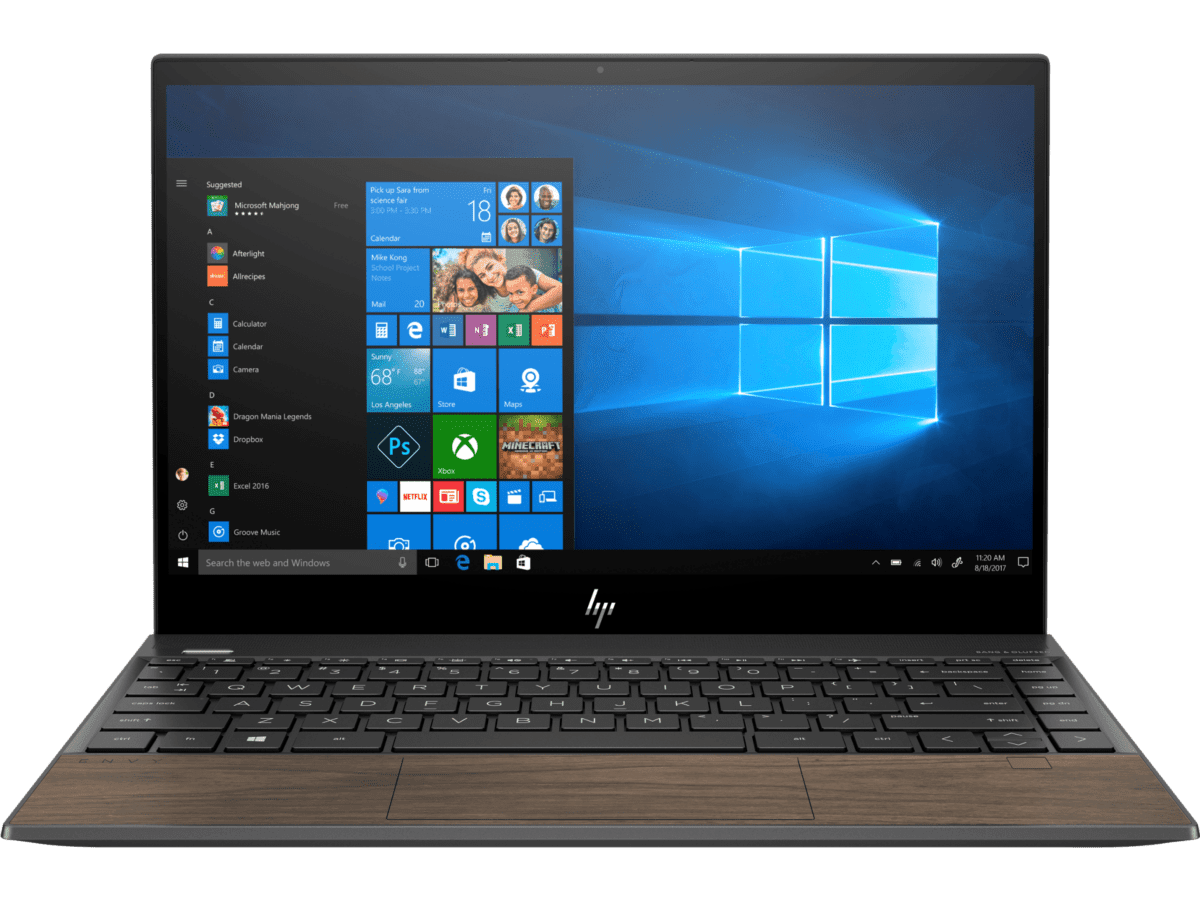 Notebook HP ENVY 13-aq1001la - 13,3