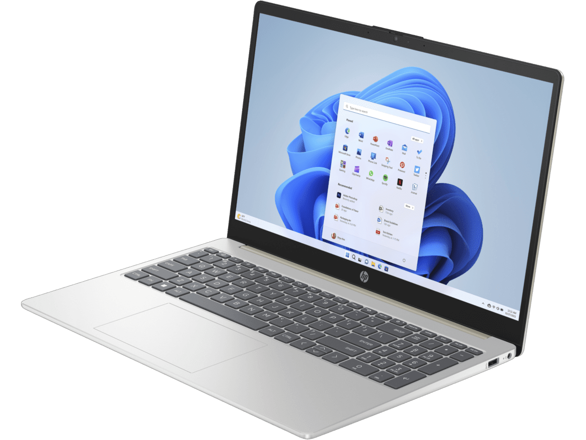 HP 15-FD0140CA Core™ i5-1334U 512GB SSD 16GB 15.6" (1920x1080) WIN11 NATURAL SILVER Backlit Keyboard 0.73" thin, 3.52 lbs.