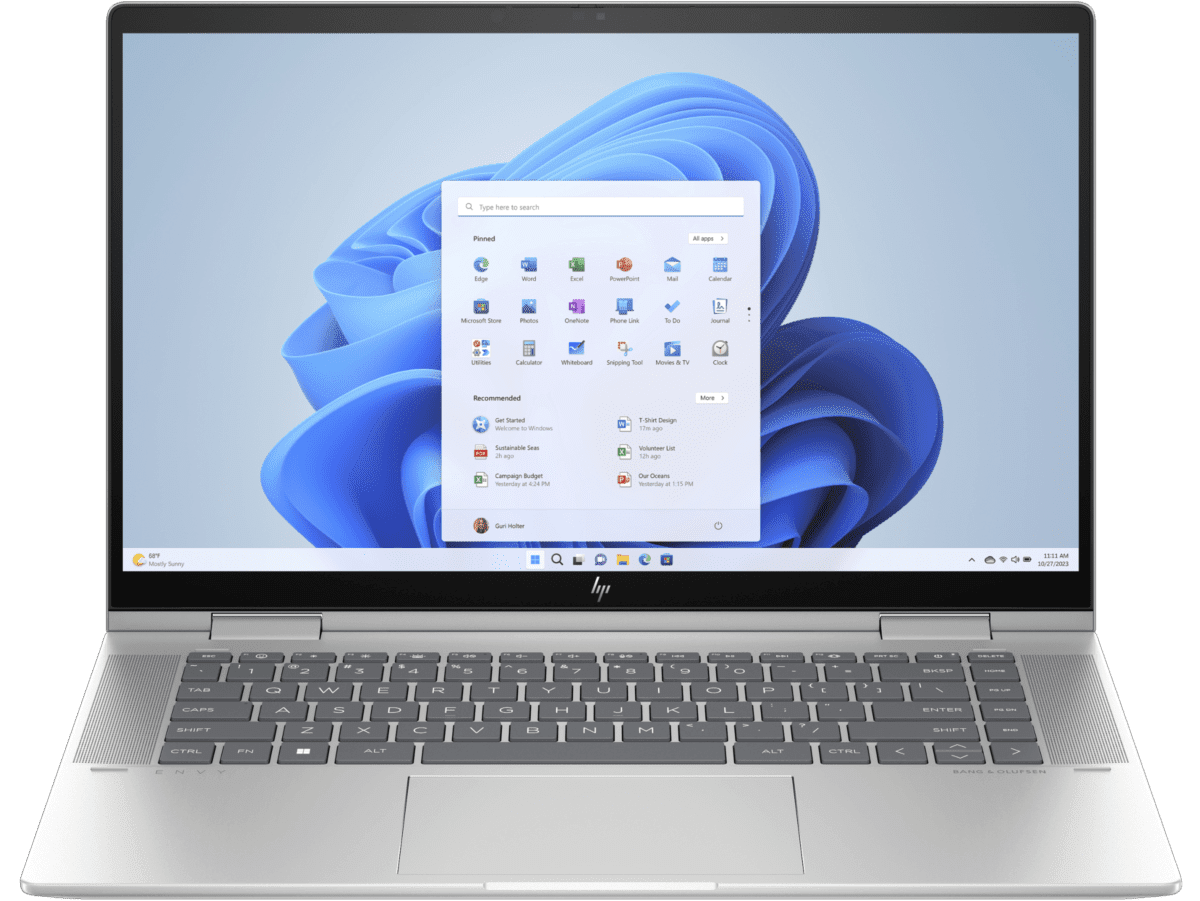 Notebook HP ENVY x360 2-en-1 15-fe0000la, Windows 11 Home Single