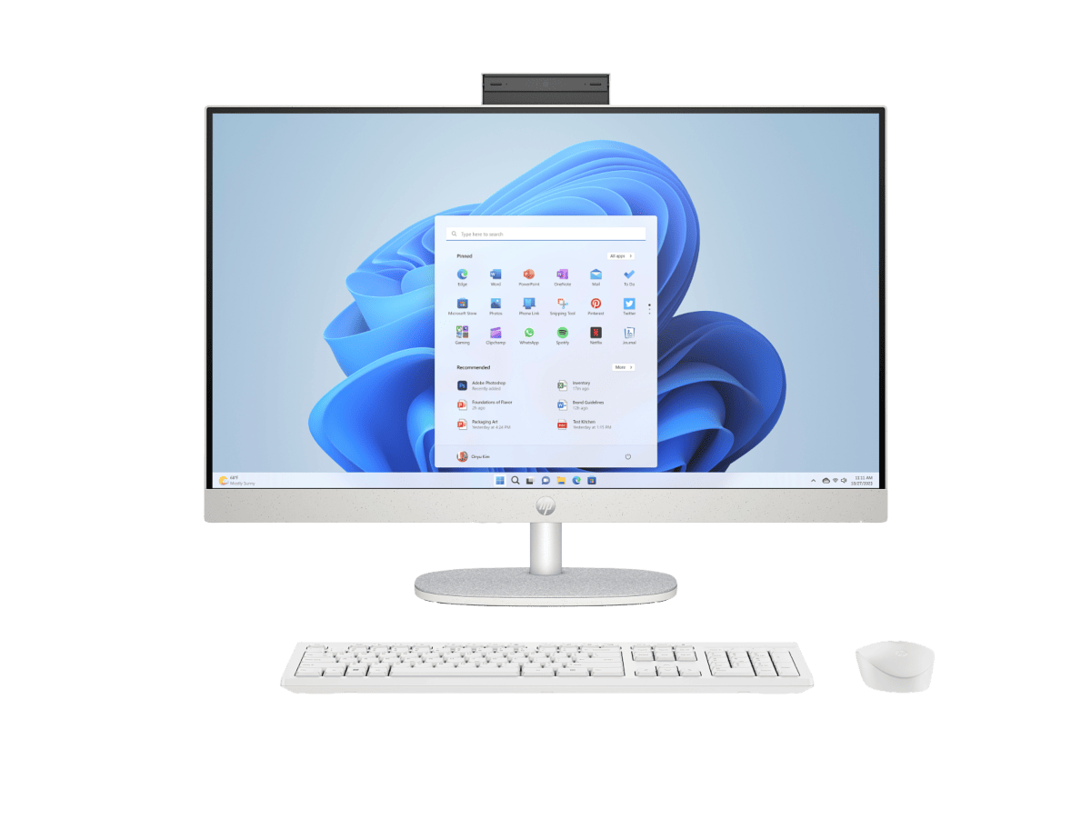 HP All-in-One 27-cr0250la AMD Ryzen 5 7520U 8GB 512GB 27", foto 4