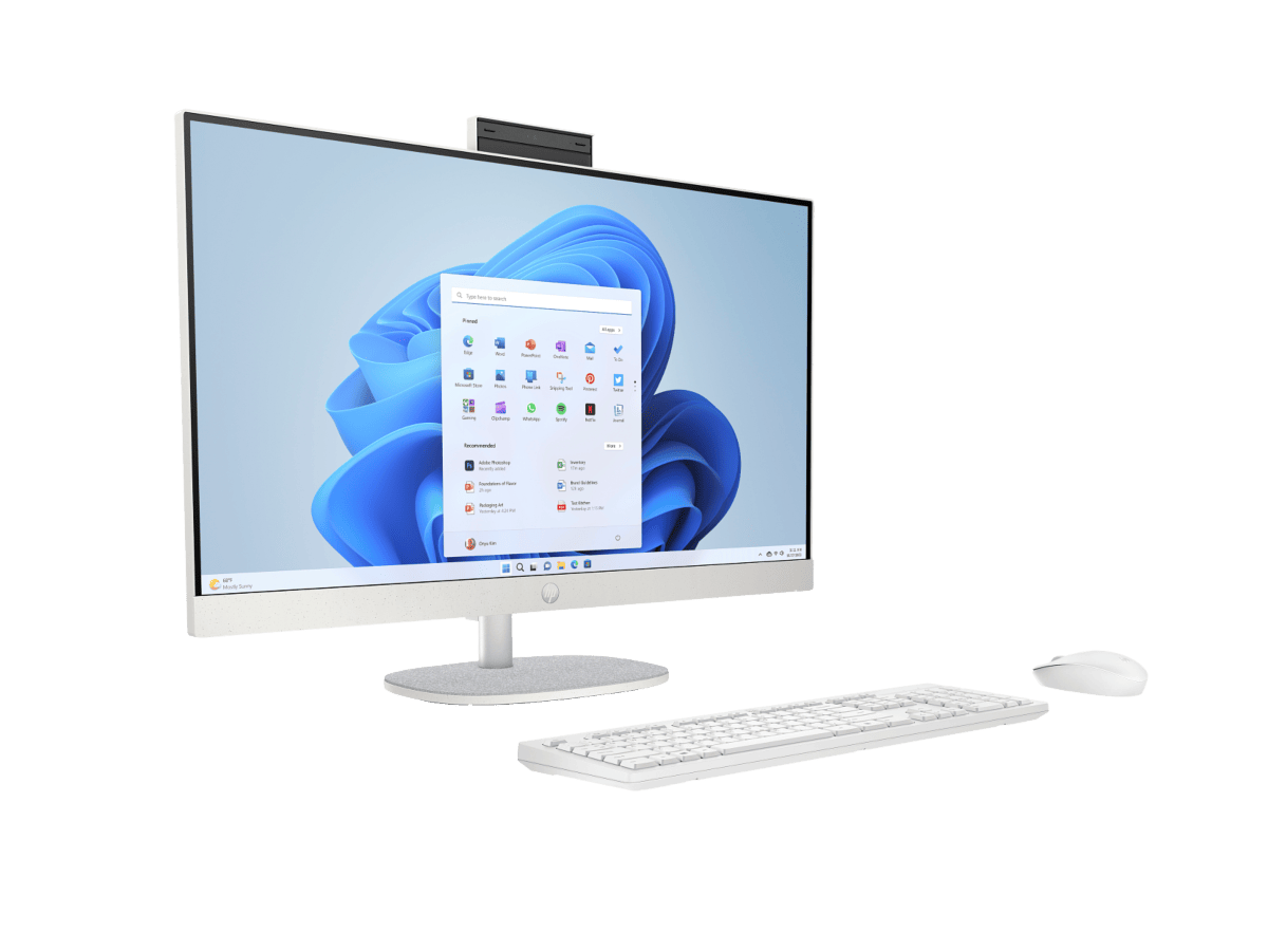 HP All-in-One 27-cr0250la AMD Ryzen 5 7520U 8GB 512GB 27", foto 5