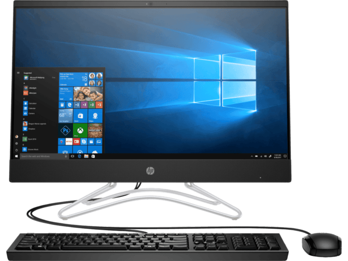 Todo-en-Uno HP 24-f009la - 23.8-inch (60.45 cm) - Negro azabache (3UR70AA) - Center facing