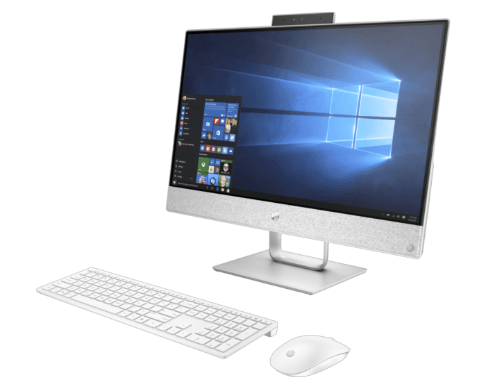 HP All-in-One PC シルバー Todo en Uno HP 24-df0006la, Windows 11 Home Single Language, 23.8