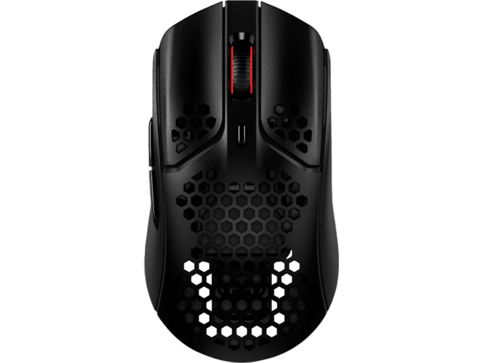 Mouse HyperX Pulsefire Haste Negro (4P5D7AA) - Center facing