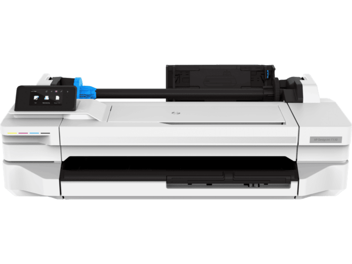 Impresora HP T130 DesignJet de 24 Pulgadas (5ZY58A) - Center facing