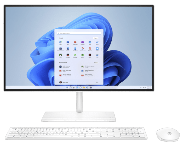 Todo-en-Uno HP 24-ck0002la - 23.8 - Blanco brillante (6A2U2LA)