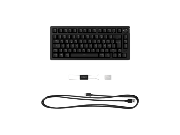 HyperX Alloy Rise 75 Teclado Gaming, Negro (7G7A4AA)