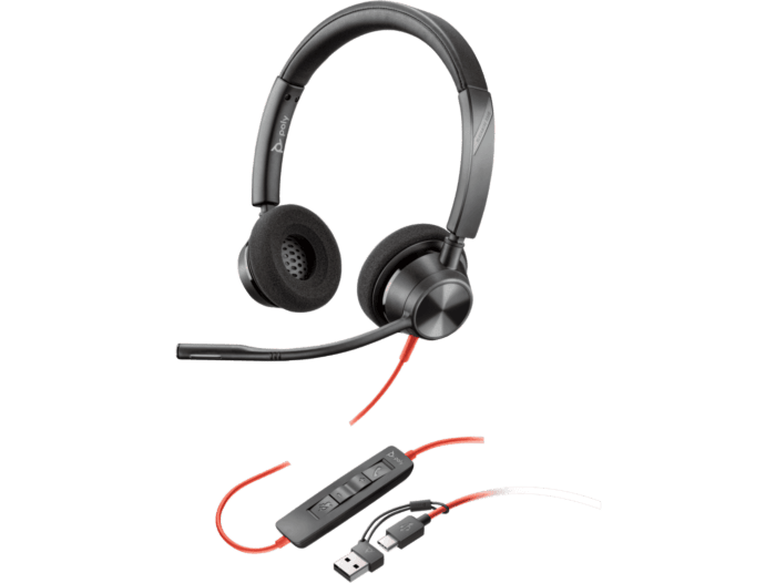 Audífonos Estéreo USB-C Poly Blackwire 3320 (8X219AA)