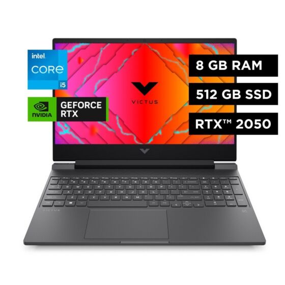 Notebook Gaming Victus 15-fa1109la, Intel Core i5, 8 GB GPU NVIDIA® GeForce RTX™ 2050, 512 GB SSD, 15.6, FHD Windows 11 Home - 15.6