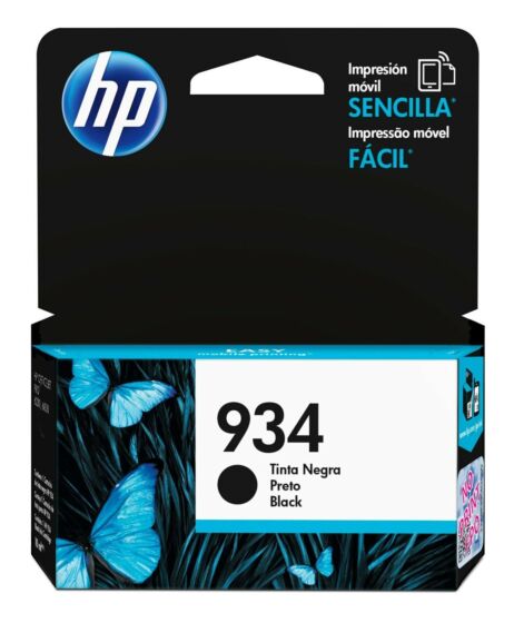 Cartucho de Tinta HP 934 Negro Original (C2P19AL) - Center facing