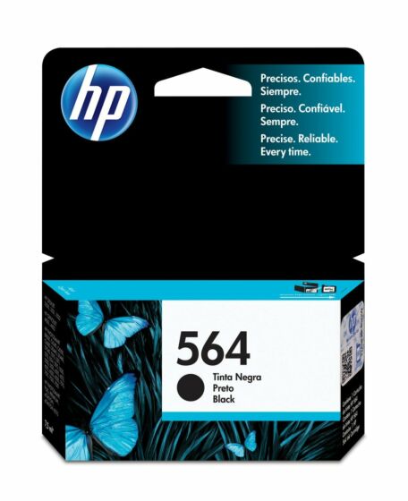 Cartucho de Tinta HP 564 Negro Original (CB316WL)