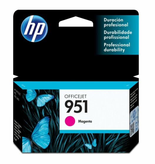 Cartucho de Tinta HP 951 Magenta Original (CN051AL) - Center facing