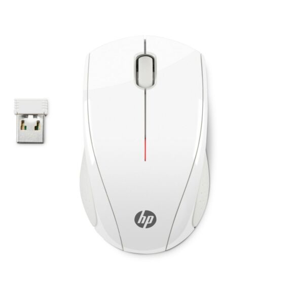 Mouse Inalámbrico HP X3000 Blanco (N4G64AA) - Center facing
