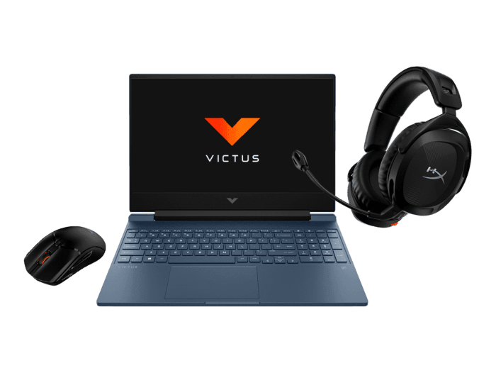 Notebook Victus 15-fa1008la + Audifonos HyperX Cloud + Mouse HyperX Pulsefire - 15.6