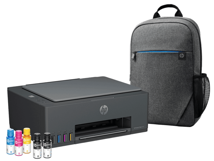 Impresora Todo-en-Uno HP Smart Tank 581 + Mochila HP Prelude 15.6