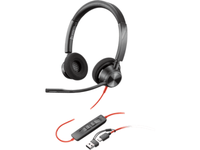 Audífonos Estéreo USB-C Poly Blackwire 3320