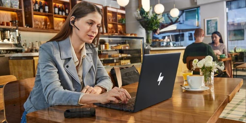 Notebook HP con seguridad biométrica para usuarios