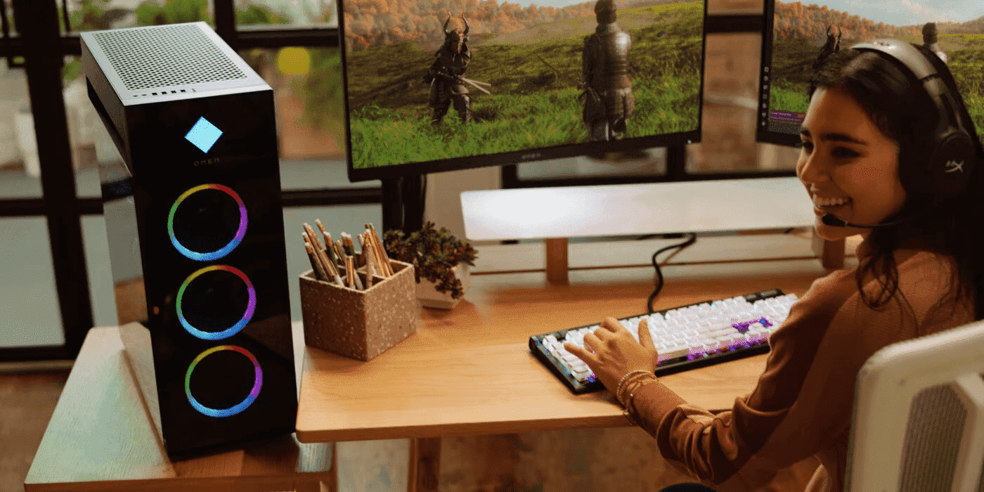 Configuración de monitores duales HP OMEN para gaming y productividad