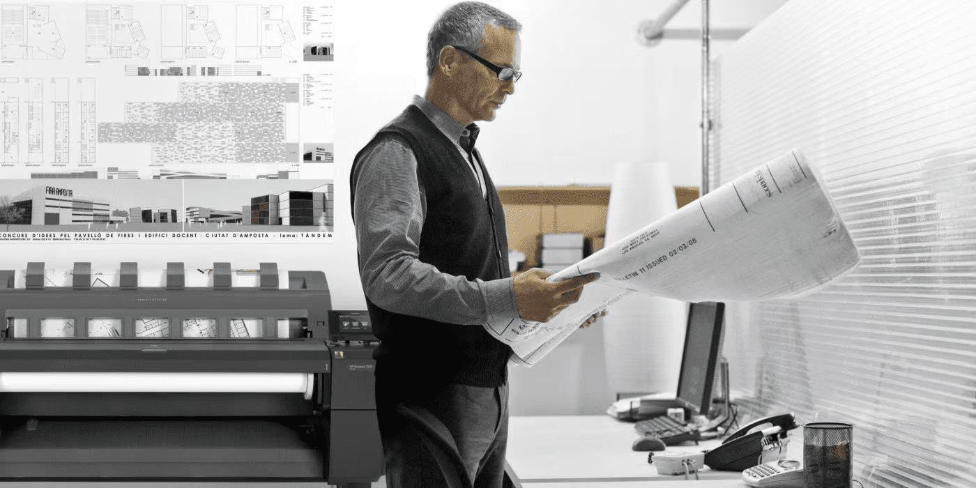 Plotters para arquitectura: impresi&oacute;n profesional de gran formato